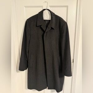 London Fog Charcoal Trench Coat
